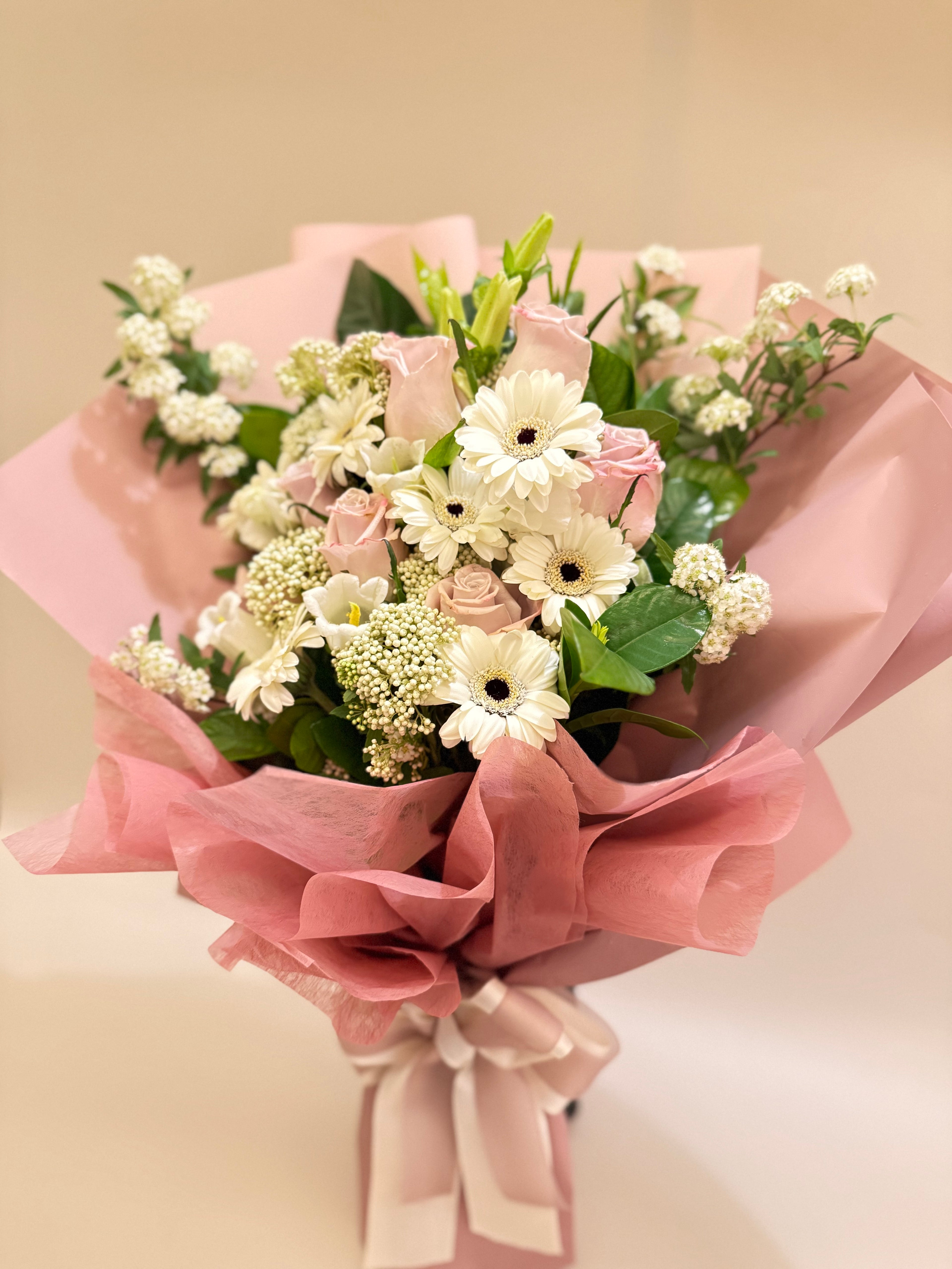 玫瑰非洲菊花束Rose & Gerbera Bouquet