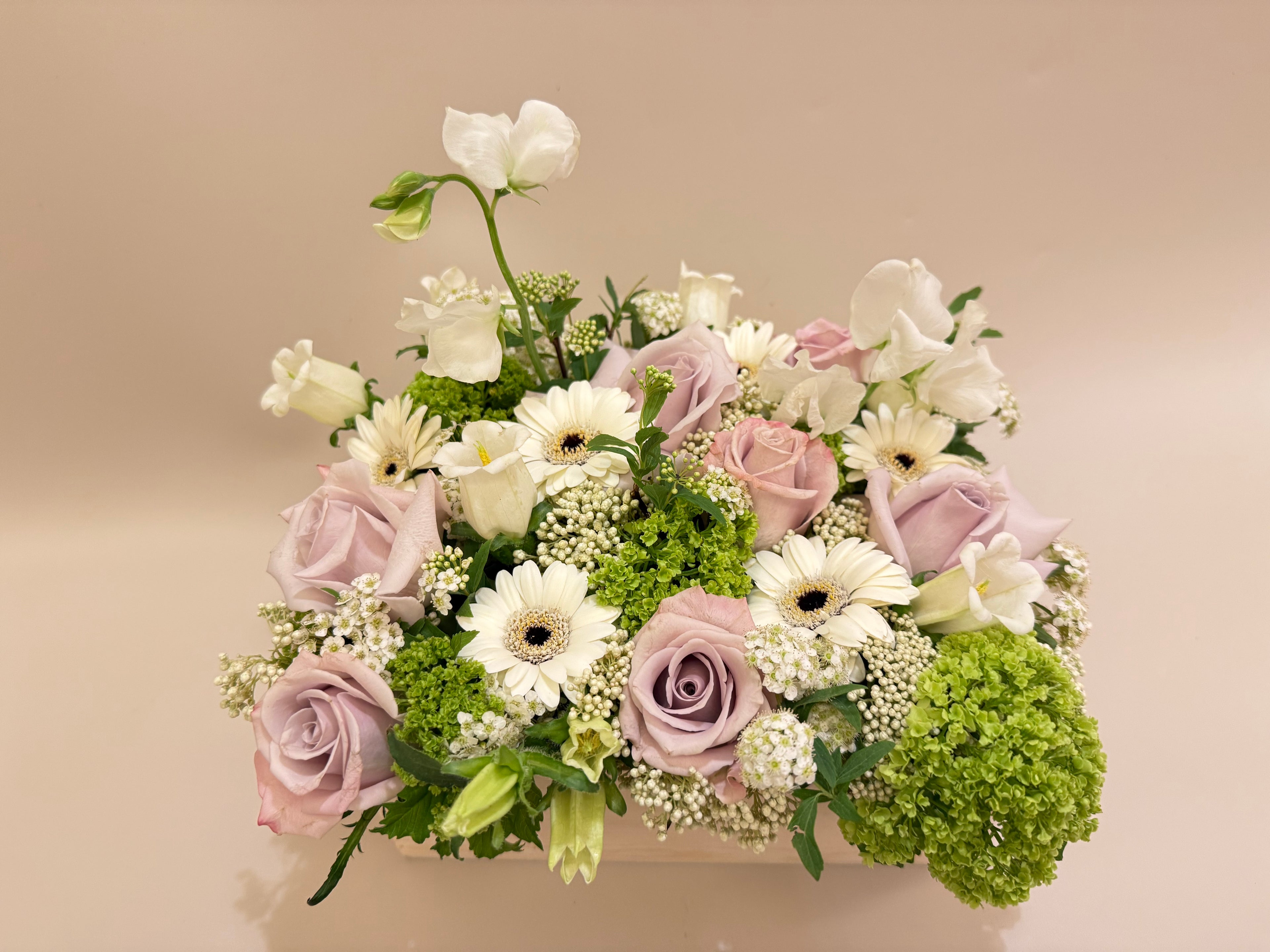 木質盒子花禮 15cm X 20cm wooden box floral gift