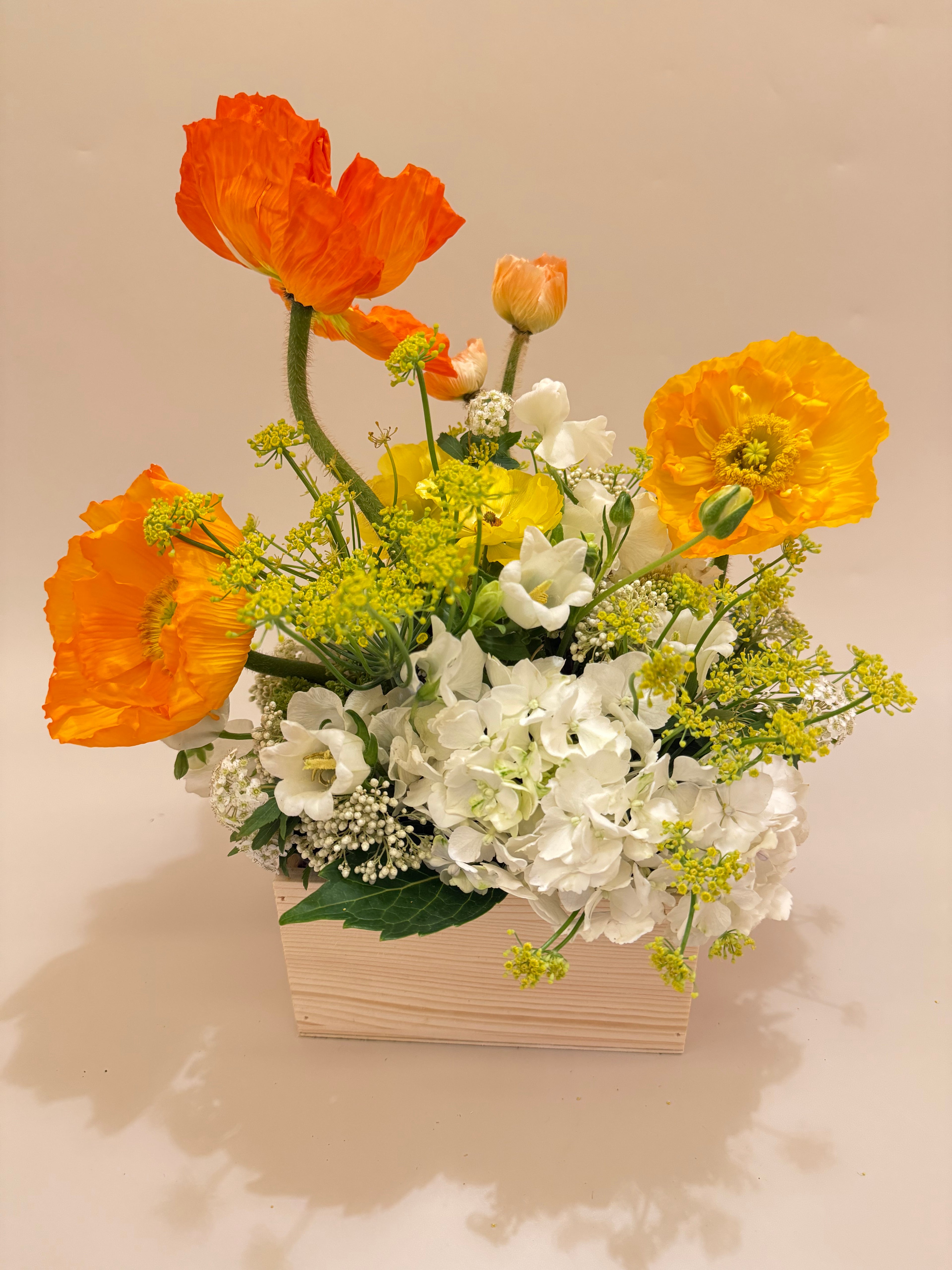 木質盒子花禮 15cm X 15cm wooden box floral gift