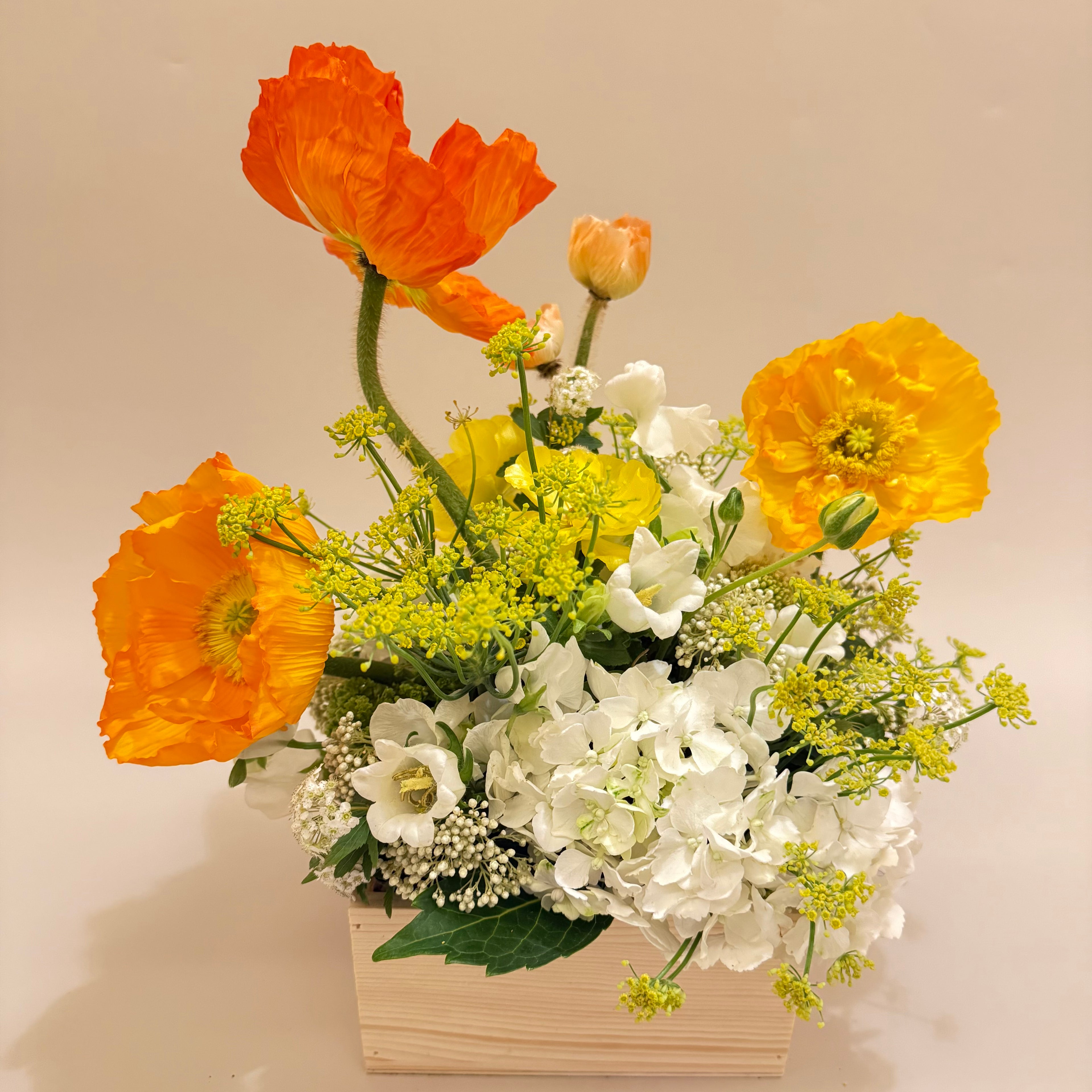 木質盒子花禮 15cm X 15cm wooden box floral gift